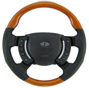 Range Rover L322 Steering Wheel - Cherry SPORT Grip Perforated HEATED Preview